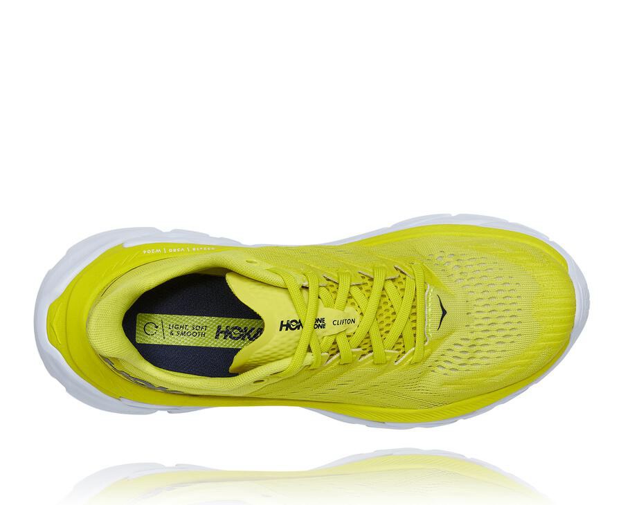 Tenis Hoka One One Hombre Fluorescentes - Clifton Edge - FWKO42316